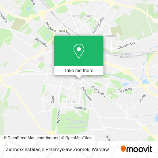 Ziomex-Instalacje Przemysław Ziomek map