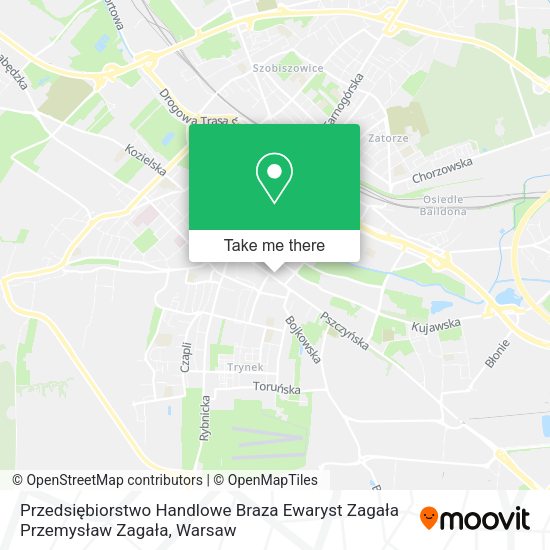 Przedsiębiorstwo Handlowe Braza Ewaryst Zagała Przemysław Zagała map