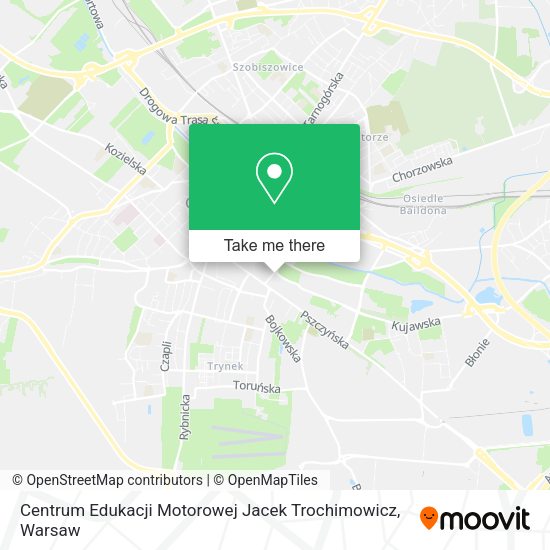 Centrum Edukacji Motorowej Jacek Trochimowicz map