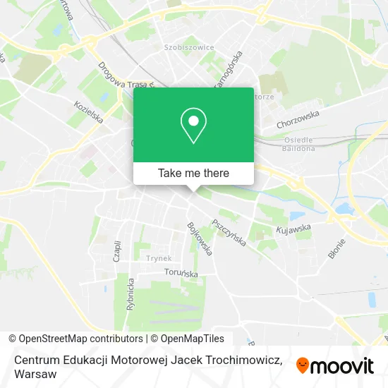 Карта Centrum Edukacji Motorowej Jacek Trochimowicz