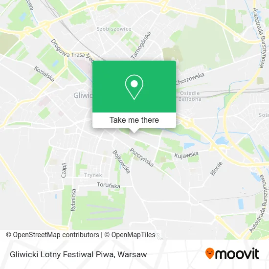 Карта Gliwicki Lotny Festiwal Piwa