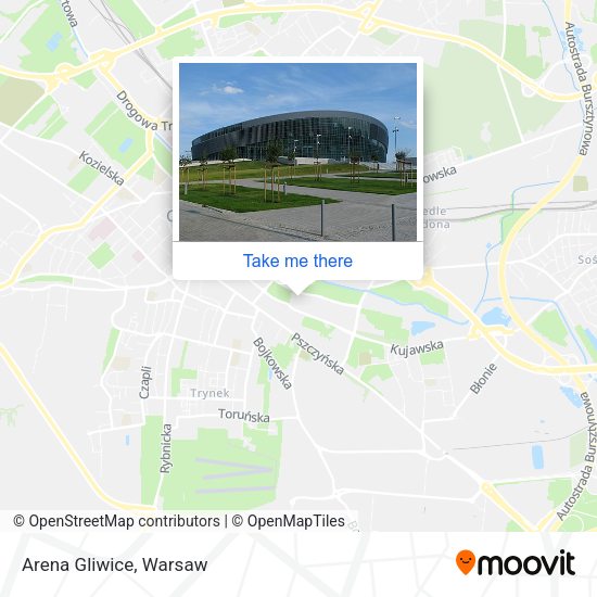 Arena Gliwice map