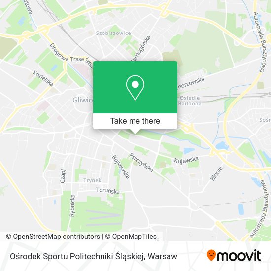 Ośrodek Sportu Politechniki Śląskiej map