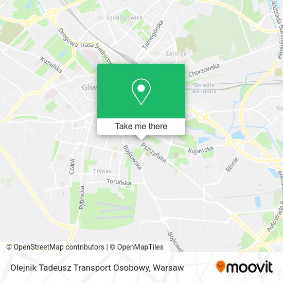 Olejnik Tadeusz Transport Osobowy map