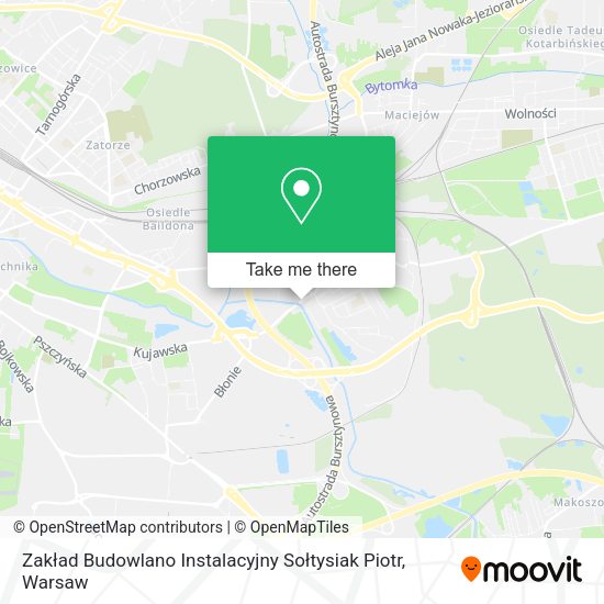 Zakład Budowlano Instalacyjny Sołtysiak Piotr map