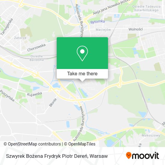 Szwyrek Bożena Frydryk Piotr Dereń map