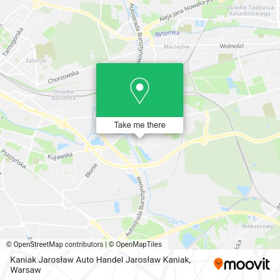 Kaniak Jarosław Auto Handel Jarosław Kaniak map