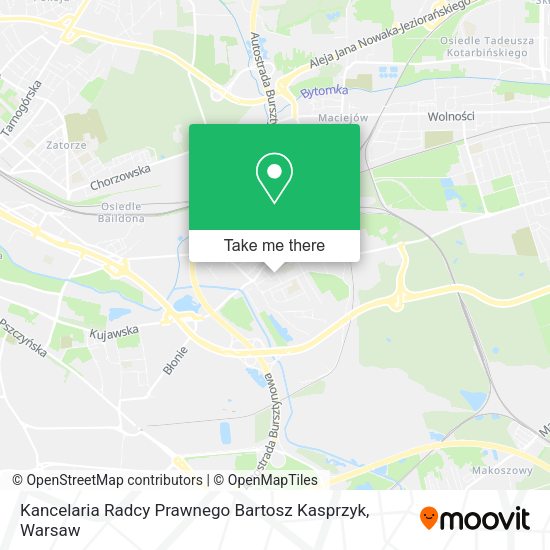 Kancelaria Radcy Prawnego Bartosz Kasprzyk map