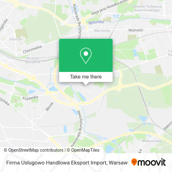 Карта Firma Uslugowo Handlowa Eksport Import