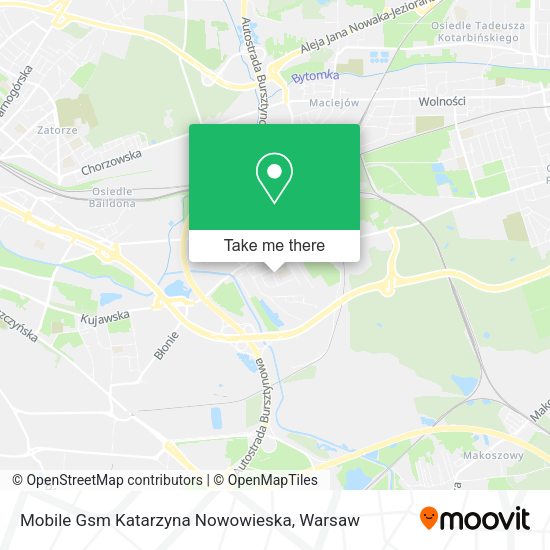 Mobile Gsm Katarzyna Nowowieska map