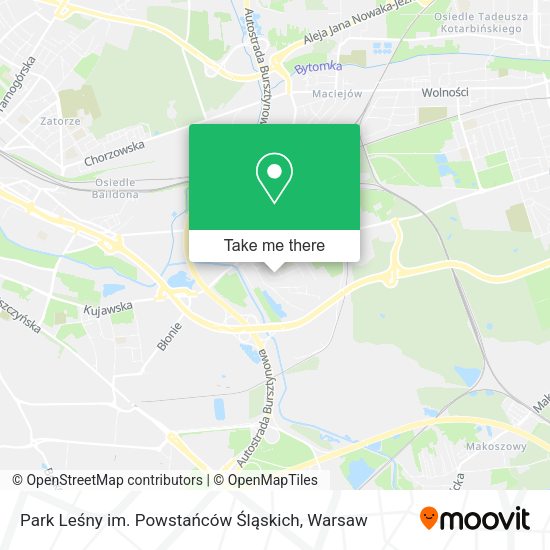 Park Leśny im. Powstańców Śląskich map