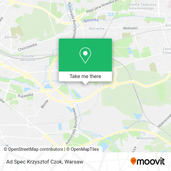Ad Spec Krzysztof Czok map