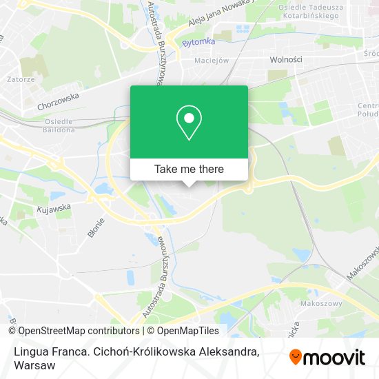 Lingua Franca. Cichoń-Królikowska Aleksandra map