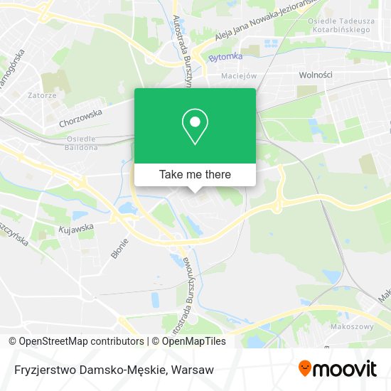 Fryzjerstwo Damsko-Męskie map