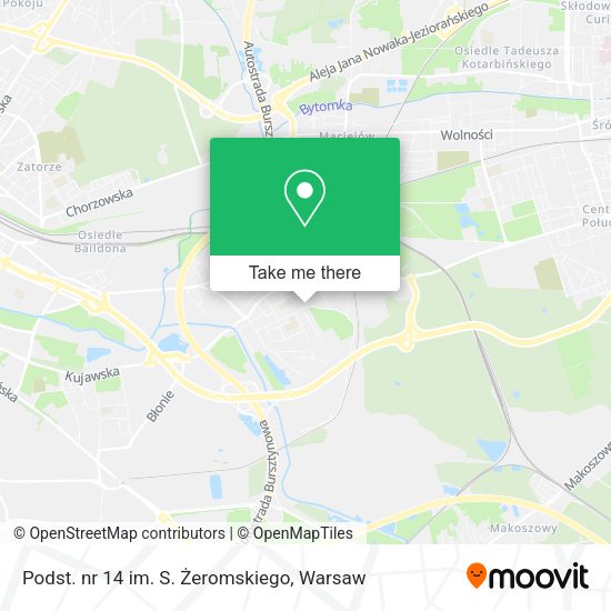 Podst. nr 14 im. S. Żeromskiego map