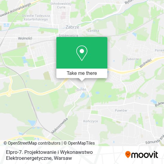 Elpro-7. Projektowanie i Wykonawstwo Elektroenergetyczne map