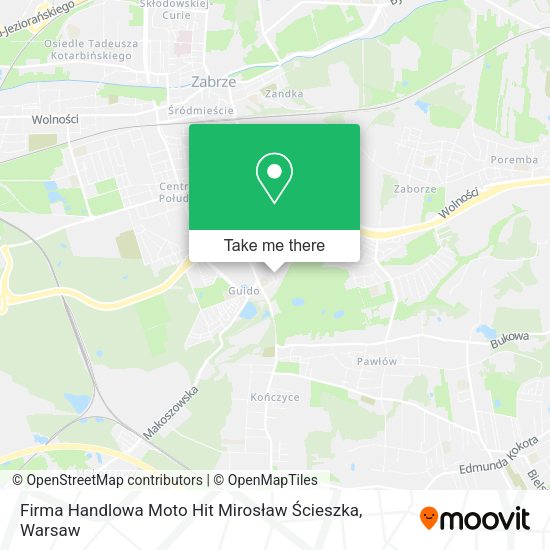 Firma Handlowa Moto Hit Mirosław Ścieszka map