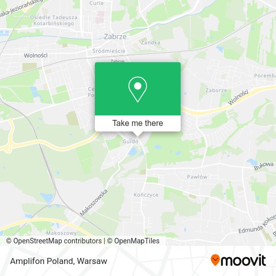 Amplifon Poland map