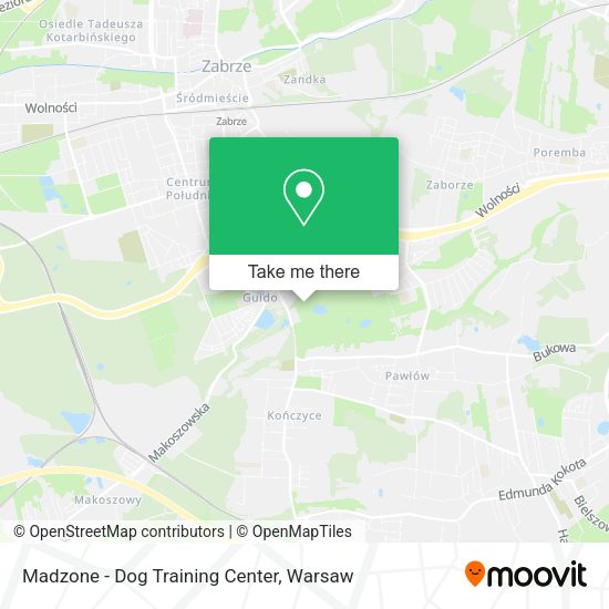 Madzone - Dog Training Center map