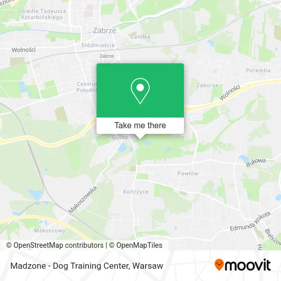 Карта Madzone - Dog Training Center