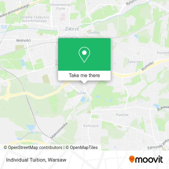 Карта Individual Tuition