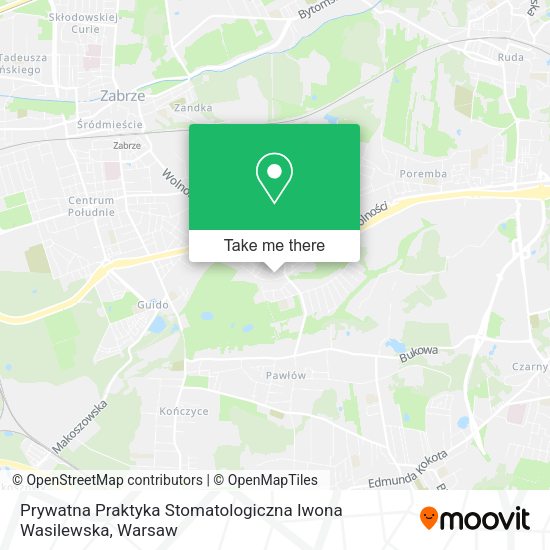 Prywatna Praktyka Stomatologiczna Iwona Wasilewska map