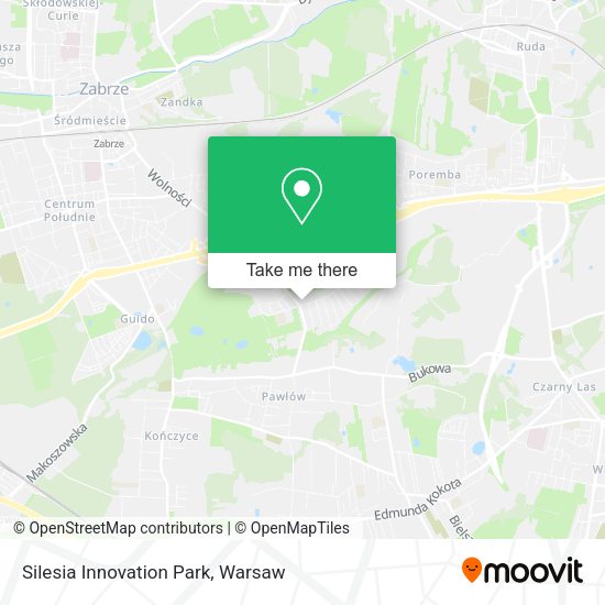 Silesia Innovation Park map