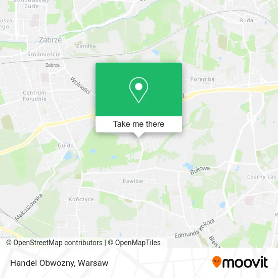Карта Handel Obwozny