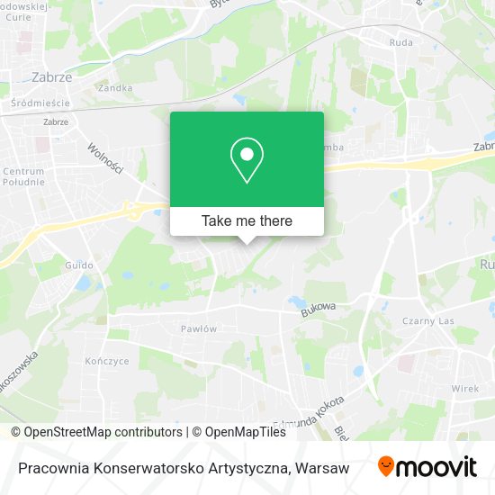 Pracownia Konserwatorsko Artystyczna map