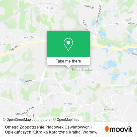 Omega Zaopatrzenie Placówek Oświatowych i Opiekuńczych K.Kralka Katarzyna Kralka map