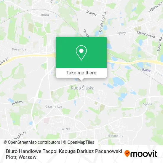 Biuro Handlowe Tacpol Kacuga Dariusz Pacanowski Piotr map