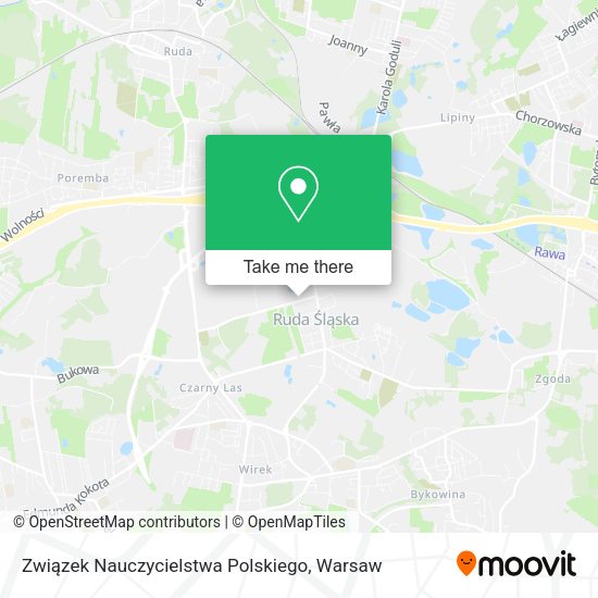 Związek Nauczycielstwa Polskiego map