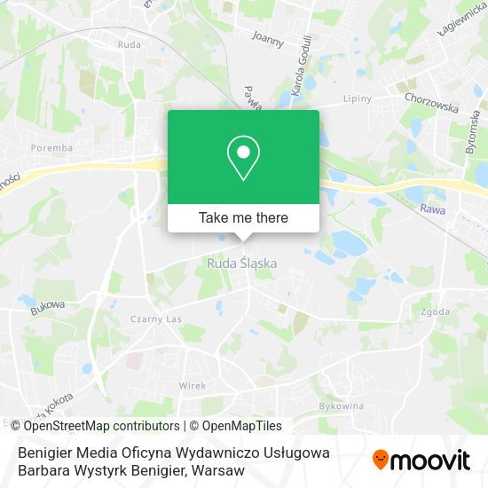 Benigier Media Oficyna Wydawniczo Usługowa Barbara Wystyrk Benigier map