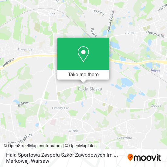 Hala Sportowa Zespołu Szkół Zawodowych Im J. Markowej map