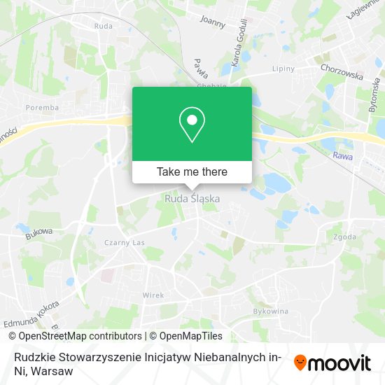 Rudzkie Stowarzyszenie Inicjatyw Niebanalnych in-Ni map