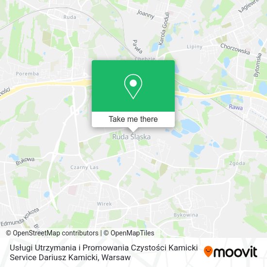 Usługi Utrzymania i Promowania Czystości Kamicki Service Dariusz Kamicki map