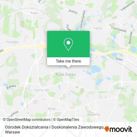 Ośrodek Dokształcania i Doskonalenia Zawodowego map