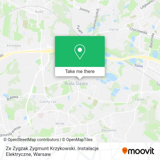 Карта Ze Zygzak Zygmunt Krzykowski. Instalacje Elektryczne