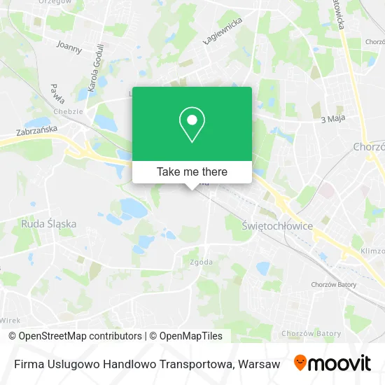 Карта Firma Uslugowo Handlowo Transportowa