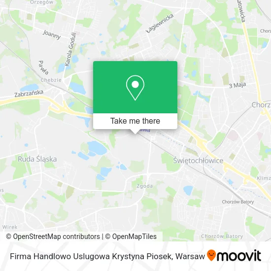 Карта Firma Handlowo Uslugowa Krystyna Piosek
