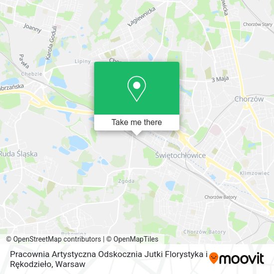 Pracownia Artystyczna Odskocznia Jutki Florystyka i Rękodzieło map