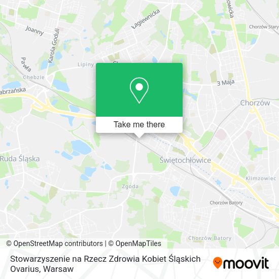 Stowarzyszenie na Rzecz Zdrowia Kobiet Śląskich Ovarius map