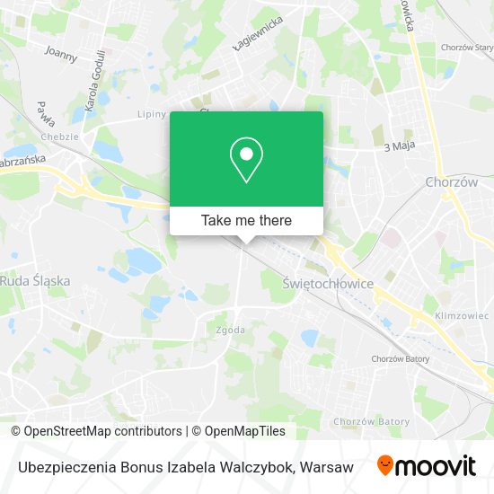 Ubezpieczenia Bonus Izabela Walczybok map