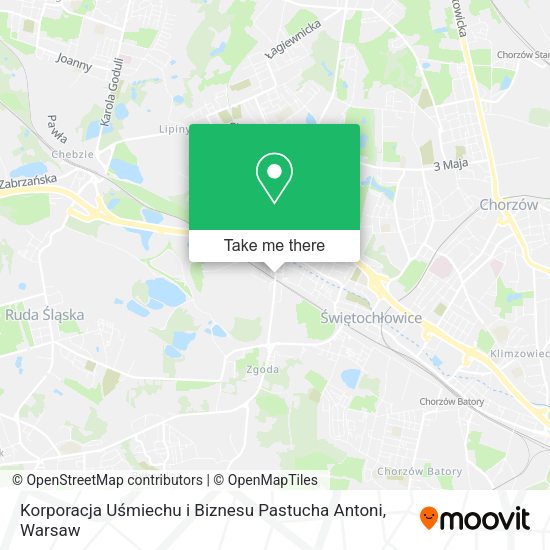 Korporacja Uśmiechu i Biznesu Pastucha Antoni map