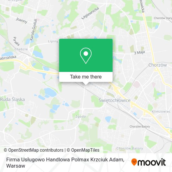 Firma Usługowo Handlowa Polmax Krzciuk Adam map