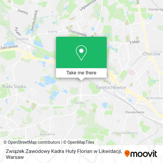 Związek Zawodowy Kadra Huty Florian w Likwidacji map