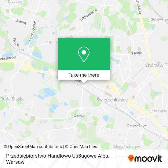 Przedsiębiorstwo Handlowo Us3ugowe Alba map