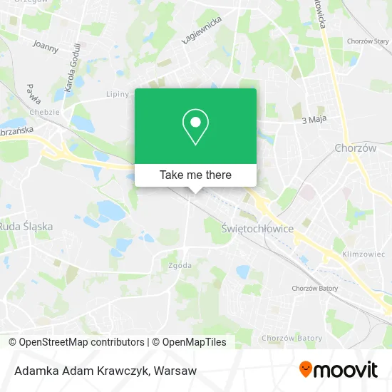 Adamka Adam Krawczyk map