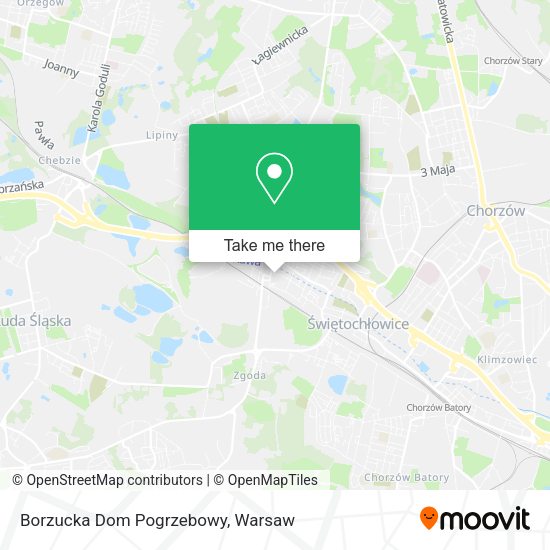 Borzucka Dom Pogrzebowy map