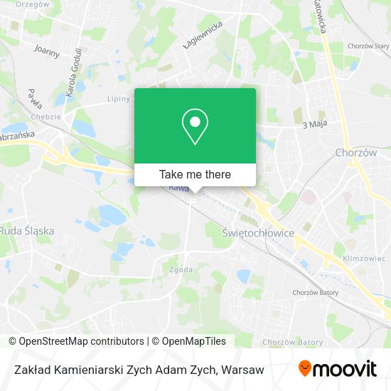 Zakład Kamieniarski Zych Adam Zych map